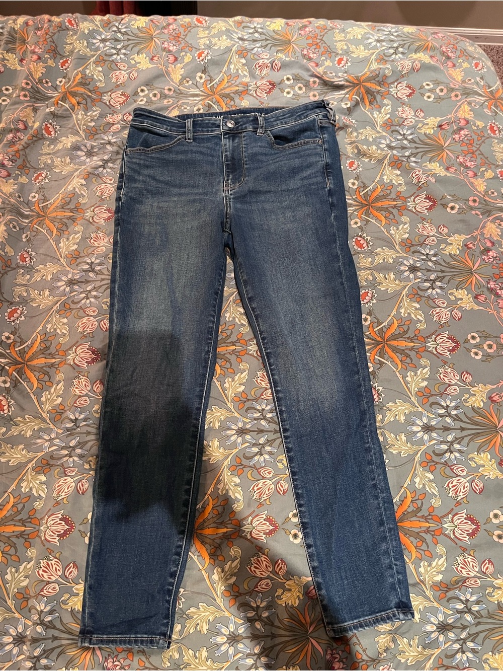American Eagle Outfitters Dark Blue Stretch Jeggings